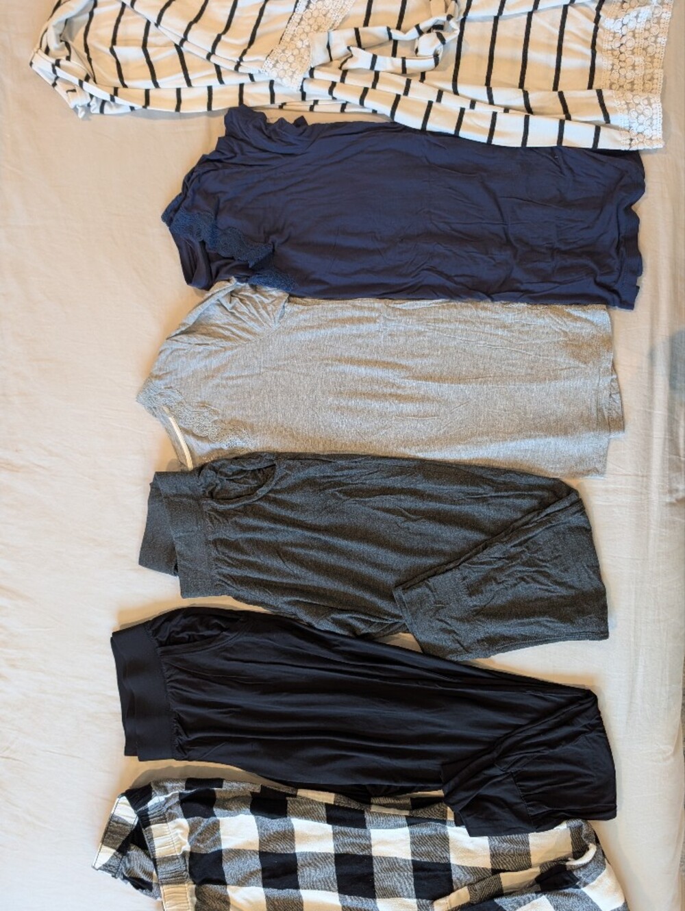 Bundle Of Maternity PJs And Pinkblush Robe